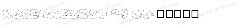 KSCENAEIZS0 29 00字体转换